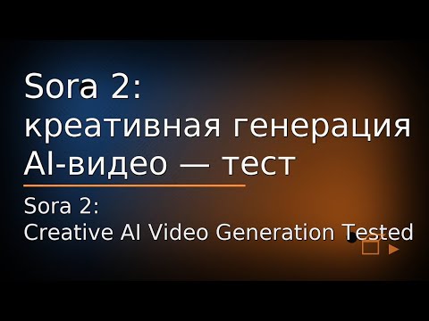 Видео: Sora 2: креативная генерация AI-видео — тест