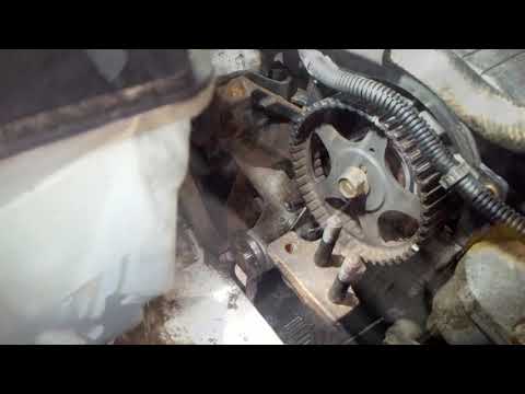 Видео: Хундай гетц1.3 ,замена ремня ГРМ и помпы