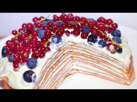 Видео: Блинный торт на Новый Год 2024. Новогодний торт с блинами