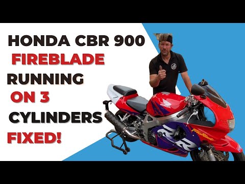 Видео: Ремонт мотоцикла Honda CBR 900 Fireblade с тремя цилиндрами