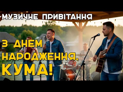 Видео: 🥳 З Днем Народження, Кума! | Веселе Музичне Привітання від Кума | Привітання ON AIR! 💃