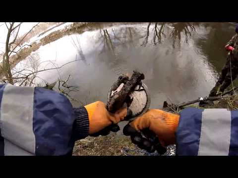 Видео: Кинули Поисковый магнит в речку и заработали деньги!