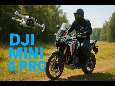 Видео: DJI mini 4 pro и мотоцикл HONDA.