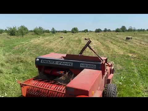 Видео: Пресс-подборщик Deutz-Fahr HD320❗️Сенокос 2025❗️Трактор Т-25❗️
