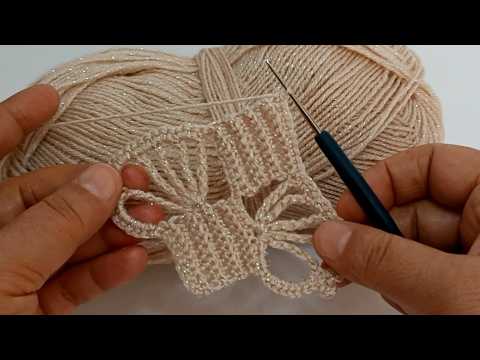 Видео: Необычный узор для вязания крючком, который вы увидите впервые. Вязание крючком