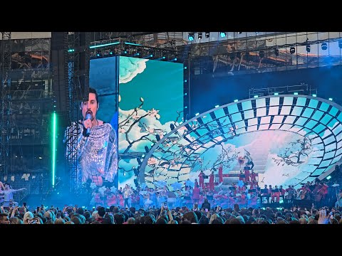 Видео: Дима Билан - Там за рекою лес (ВТБ Арена 21.06.2025)