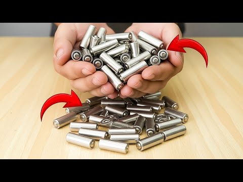Видео: Миллионы людей не знают этот секрет😱!!! Секрет использования старых батареек АА.