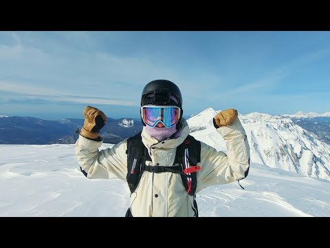 Видео: Роза Хутор. Фрирайд. GoPro 7 Black vs Sony FDR - x3000.