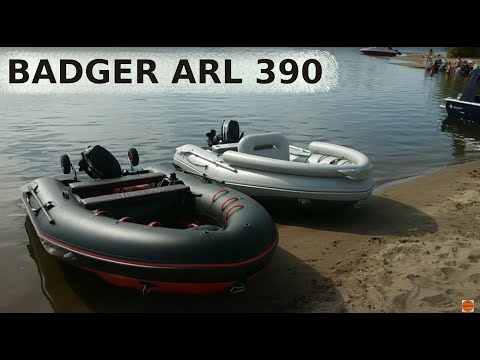 Видео: ПВХ лодка Badger ARL 390, рассказ владельца