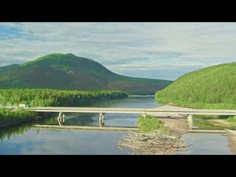 Видео: река Муя у пос.  Таксимо