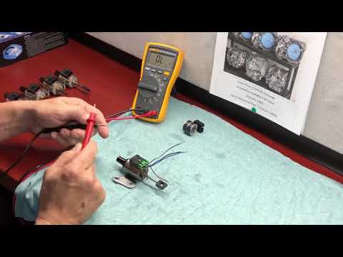 Видео: Тест шагового двигателя корпуса клапана вариатора Nissan