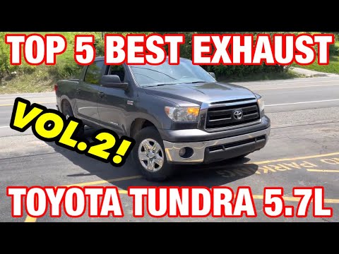 Видео: 5 ЛУЧШИХ СИСТЕМ ВЫХЛОПА для Toyota Tundra 5.7L V8 (Vol.2)!