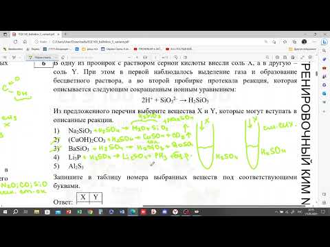 Видео: Полный разбор варианта 5 от 100балльников (домашний вариант)