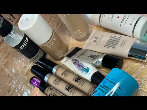 Видео: Моя коллекция тональных средств и баз под макияж!💄🫶🏼
