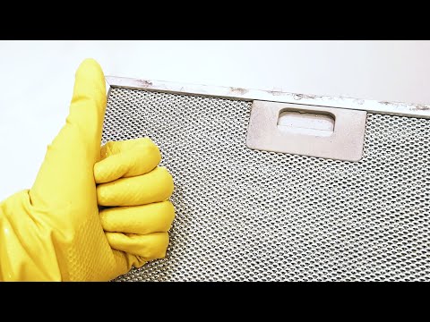 Видео: Как очистить вытяжку от жира? Способ не портит сетку.