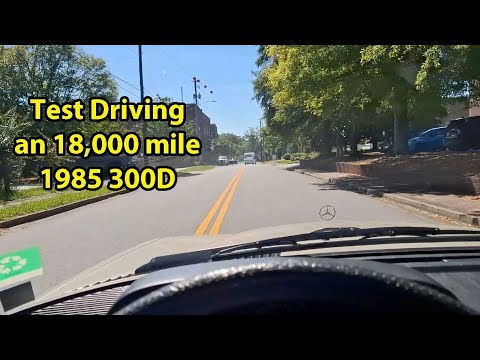 Видео: Тест-драйв 18 000-мильного автомобиля 300D 1985 года выпуска!!!