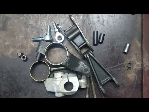 Видео: Ямаха ВК 540,ремонт передней подвески,устраняем люфты.