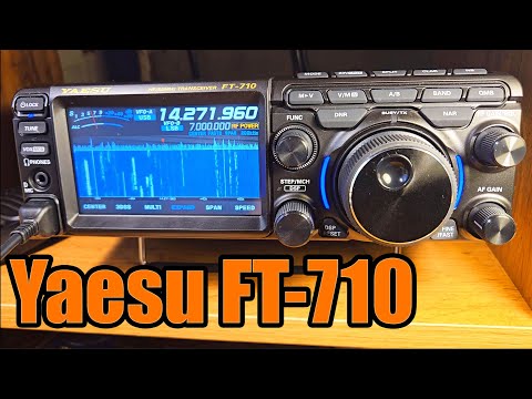 Видео: Yaesu FT710 краткий обзор и первый тест