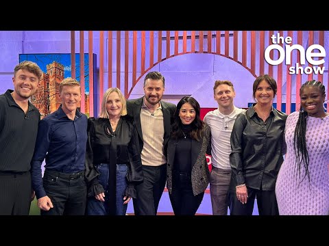 Видео: Ричард Армитидж, Цзин Люси и Лесли Шарп в студии The One Show