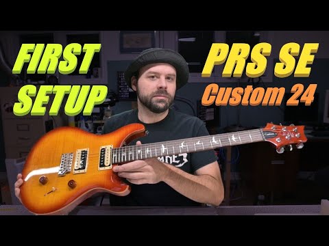 Видео: PRS SE Custom 24 — первая настройка и доводка порожка для лучшей настройки.