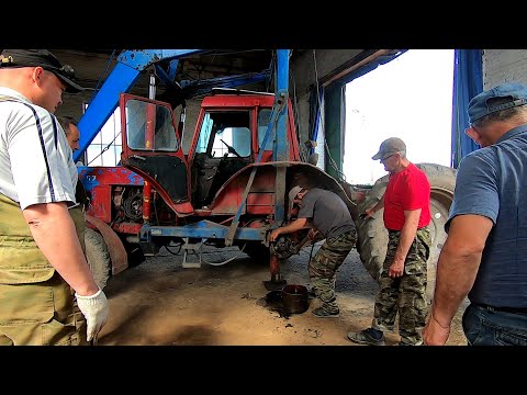 Видео: МТЗ 80 Стогомет Проблемы с утра!