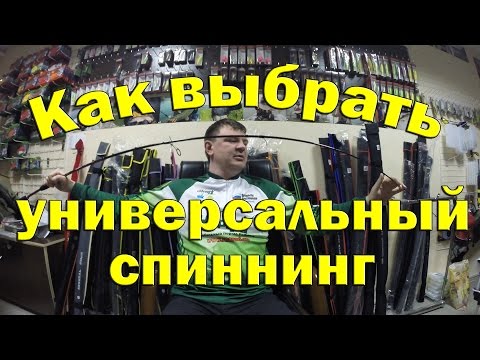 Видео: Универсальный спиннинг. Спиннинг для начинающего рыболова.Как выбрать первый спиннинг?