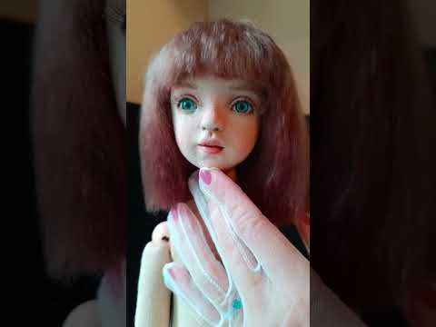 Видео: Кукла ручной работы. Обзор/Handmade doll. Review