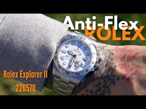 Видео: Rolex Explorer II — часы Anti-Flex...FLEX Rolex