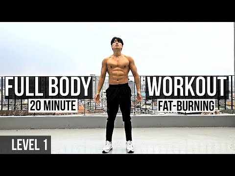 Видео: 20-минутная тренировка на все тело дома | Сжигание жира и без оборудования | Full Body Workout