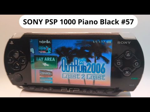 Видео: Sony PSP 1000 (Piano Black) №57. Обзор лота (демонстрация работы)