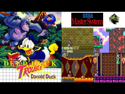 Видео: Прохождение игры Deep Duck Trouble Starring Donald Duck (Sega Master System).