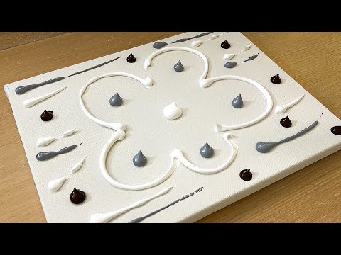 Видео: Как нарисовать пару возле дерева / Акриловая текстурная живопись