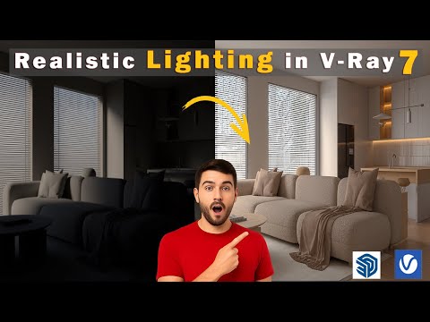Видео: V-Ray 7 SketchUp Урок | Реалистичное освещение интерьера для впечатляющих рендеров