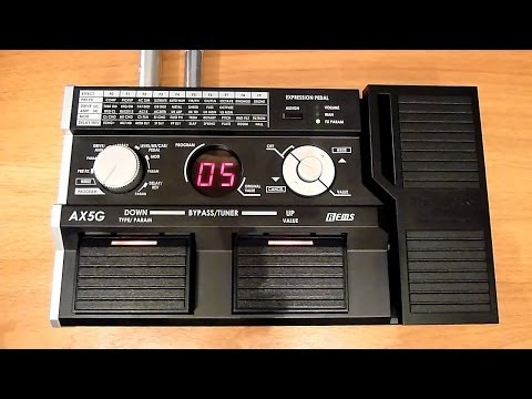 Видео: Рокин Факин #10 - Гитарный процессор Korg ToneWorks AX5G (Япония)