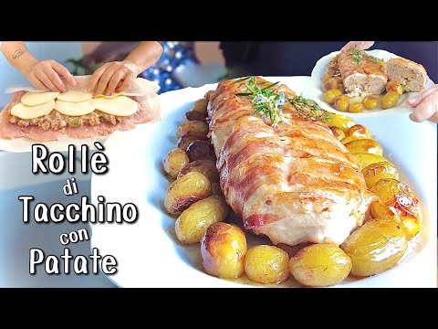 Видео: РУЛЕТЫ ИЗ ИНДЕЙКИ, фаршированные КАРТОФЕЛЕМ 🥔 Без шпагата и без палочек 🥔 Праздничный рецепт 🎄