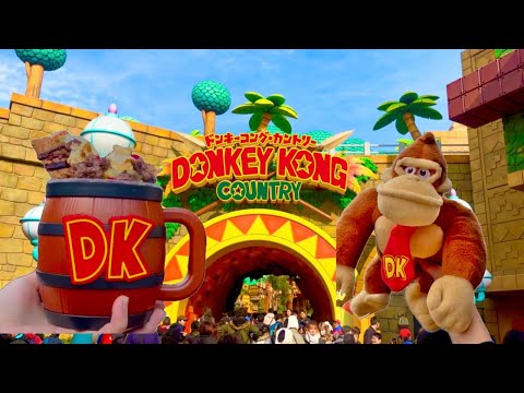 Видео: Новое открытие! Universal Studios Japan's Donkey Kong Country в деталях!