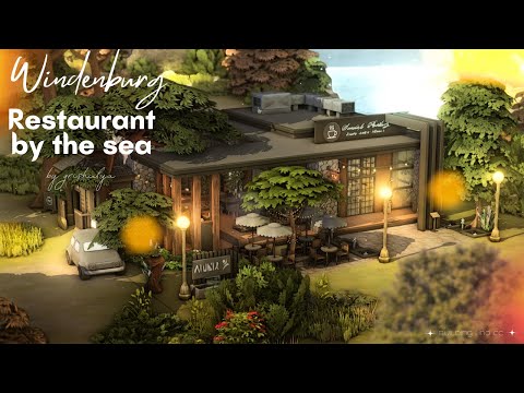 Видео: Ресторан у моря 💛 | Строительство | The Sims 4 | No CC