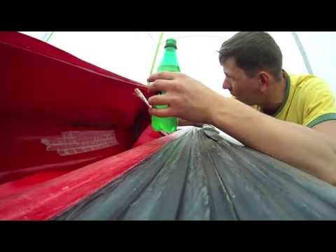 Видео: Сложный ремонт ПВХ лодки в полевых условиях!