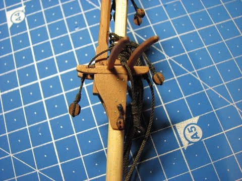 Видео: Шхуна "Полоцк". Такелаж Часть4.