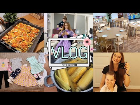 Видео: ВКУСНЫЙ УЖИН🍱 • НОВЫЙ ДЕТСКИЙ САД🧸 • ПОКРАСИЛА ВОЛОСЫ • ПОКУПКИ ОДЕЖДЫ ДЛЯ ВИКИ👗 • Taisia S