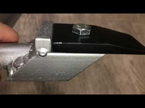 Видео: Лом-рихтовщик Т (1000х450х50 мм), для тротуарной плитки