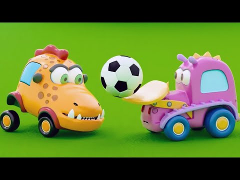 Видео: Машинки Мокас 🚕 Мини-футбол 🚙 Развивающие мультфильмы для детей про машинки 🚗