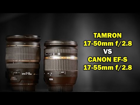 Видео: Обзор-сравнение Tamron 17-50mm f2.8 VC II и Canon EF-S 17-55mm f2.8 IS USM