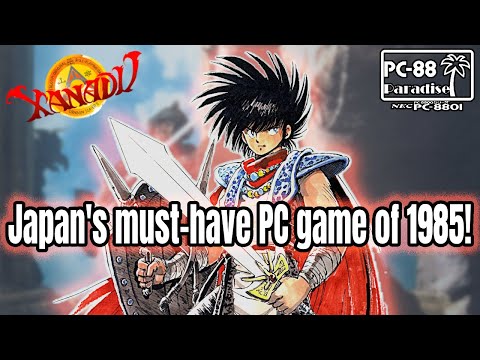 Видео: Xanadu (PC-88 Paradise) Оригинальная классика Falcom и обязательная к приобретению 8-битная ролев...