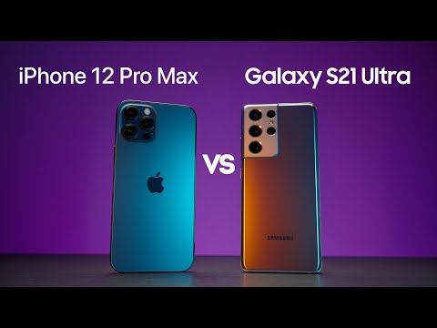 Видео: iPhone 12 Pro Max против Samsung Galaxy S21 Ultra сравнение камер фото и видео
