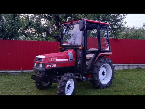 Видео: кабіна на мінітрактор Mitsubishi mt 26