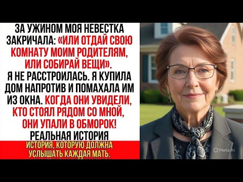 Видео: Невестка пыталась выгнать меня, но я купила дом напротив. Сын упал в обморок, когда увидел…