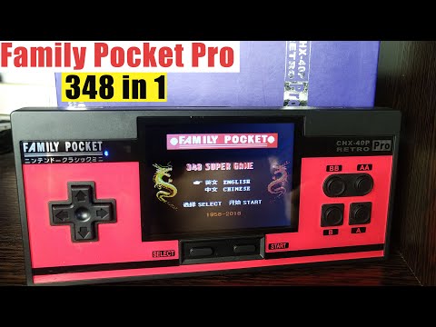 Видео: Family Pocket Pro 348 in 1 [Консоль с AliExpress]
