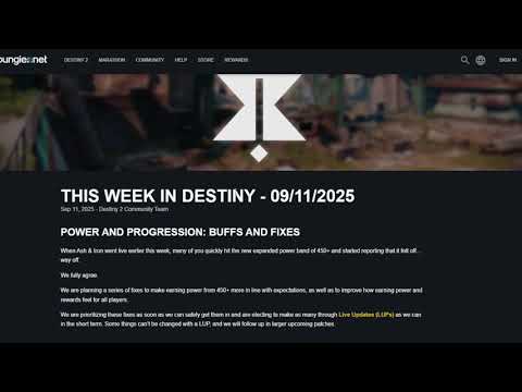 Видео: Про "релиз" Ash and Iron | Destiny 2