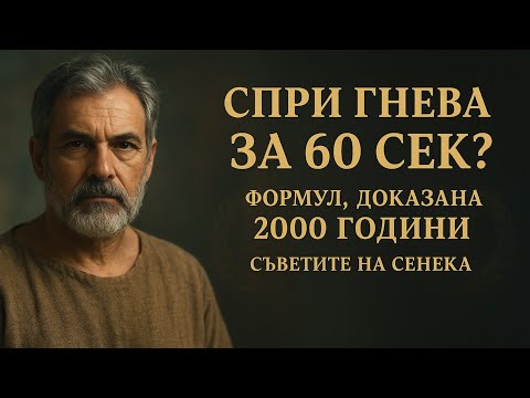 Видео: Как да спреш да се гневиш: Формула, която работи от 2000 години (Съветите на Сенека)
